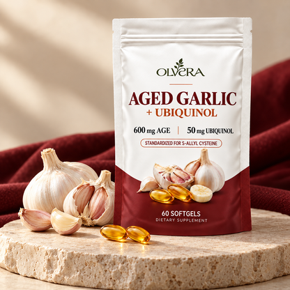 Olvera Aged Odorless Garlic with CoQ10