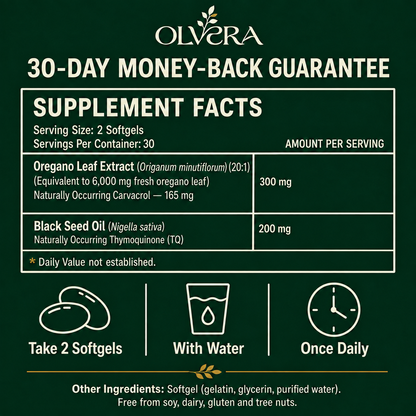 Olvera Oil of Oregano + Black Seed Oil - Special Bundles
